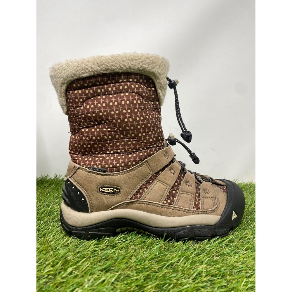 Keen Boots Womens Size 6 Brown Winterport II Dry Warm Waterproof Insulated